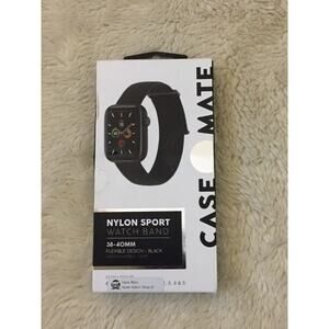 Case-Mate Nylon Sport Watch Band 38-40mm - Black